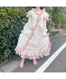 PINKHOUSE スイートピー花びらフリルバッグ PINK HOUSE（ピンクハウス）の「スイートピー花びらフリルスカート