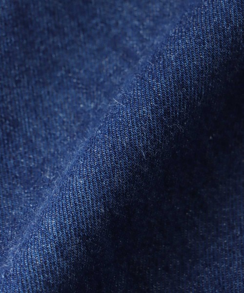 blanc basque（ブランバスク）の「パールボタン ダンガリーデニムワンピース（ワンピース・レディース・インディゴブルー・38）」の13枚目の写真