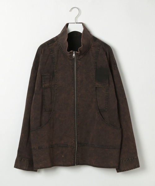 Anui（アニュイ）の「【UNISEX】ヴィンテージケミカルブルゾン（ブルゾン・レディース・ブラック・MEDIUM）」の5枚目の写真