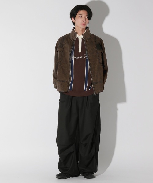 Anui（アニュイ）の「【UNISEX】ヴィンテージケミカルブルゾン（ブルゾン・レディース・ブラック・MEDIUM）」の10枚目の写真