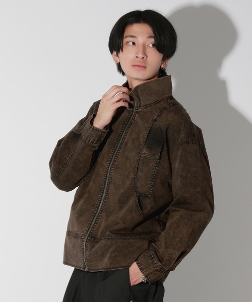 Anui（アニュイ）の「【UNISEX】ヴィンテージケミカルブルゾン（ブルゾン・レディース・ブラック・MEDIUM）」の15枚目の写真