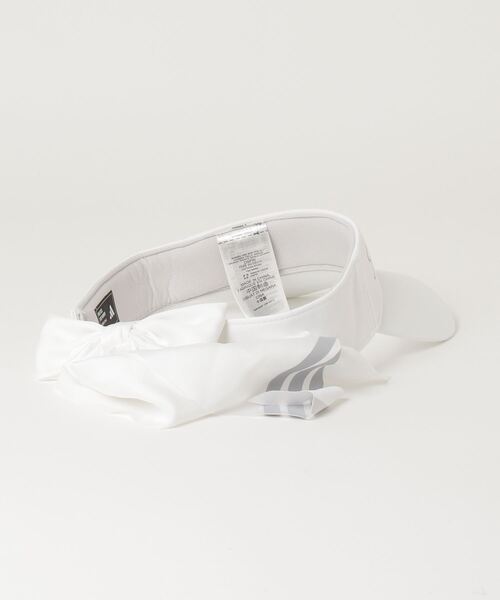 adidas（アディダス）の「リボンバイザー【adidas Golf/アディダスゴルフ】（サンバイザー・レディース・ホワイト/ブラック/ベージュ系その他・MEDIUM）」の8枚目の写真