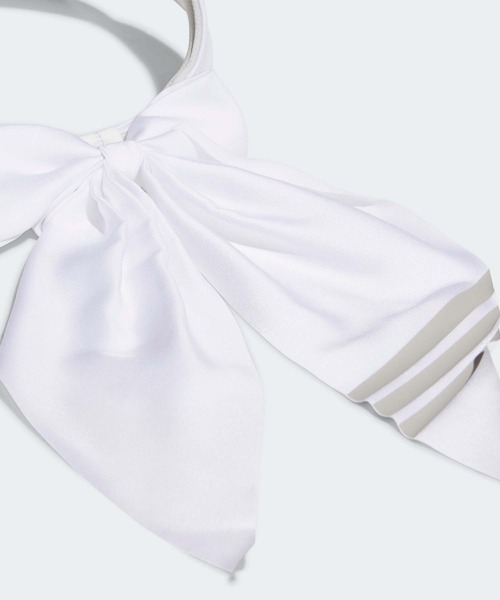 adidas（アディダス）の「リボンバイザー【adidas Golf/アディダスゴルフ】（サンバイザー・レディース・ホワイト/ブラック/ベージュ系その他・MEDIUM）」の5枚目の写真