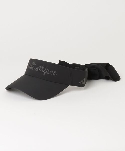 adidas（アディダス）の「リボンバイザー【adidas Golf/アディダスゴルフ】（サンバイザー・レディース・ホワイト/ブラック/ベージュ系その他・MEDIUM）」の13枚目の写真