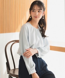 CELEN | 【洗える/防シワ加工/UV加工/花粉防止】ゆったりギャザーブラウス 長袖(シャツ/ブラウス)