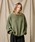 WETTEMPTiEBevgj́uHENRY NECK PIGMENT WAFFLE LONG TEE / w[lbNsOgbtTiTVc/Jbg\[jvbJ[L