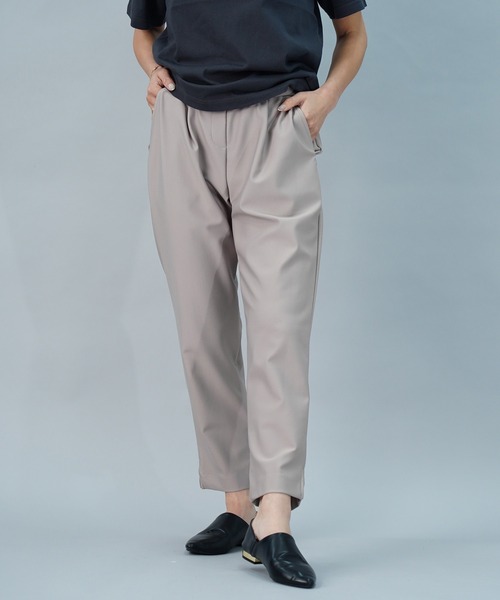 UNDICI・NOVE】ウンディッチ・ノーベ/裾スリットクロップドパンツ