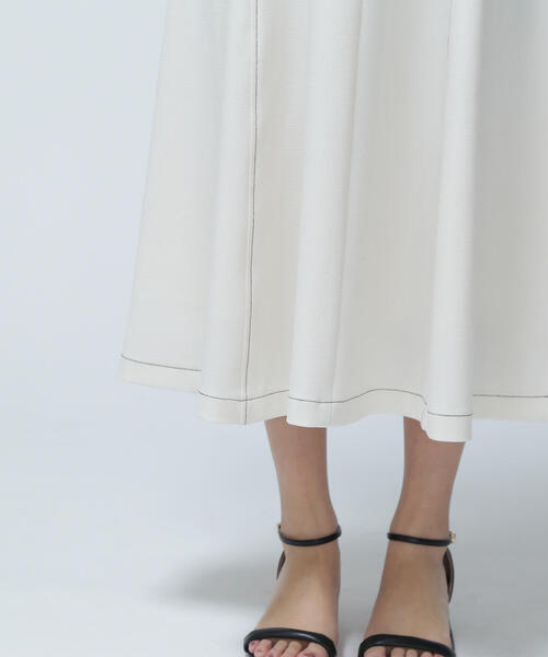 NATURAL BEAUTY BASIC（ナチュラルビューティーベーシック）の「◇バイカラーステッチワンピース（ワンピース・レディース・ホワイト系その他/グリーン系その他3/ブルー系その他6・MEDIUM/SMALL/P/S）」の20枚目の写真