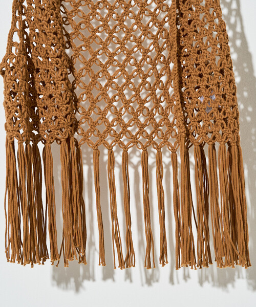 FREAK'S STORE（フリークスストア）の「フリンジ 柄編みベスト（ベスト・レディース・ブラウン/キャメル/ブラック・ﾌﾘ-）」の15枚目の写真