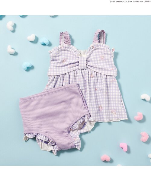 サンリオ　sanrio クロミ　水着　ギンガムチェック　夢展望　ロリータ サンリオ sanrio クロミ 水着 ギンガムチェック 夢展望 ロリータ