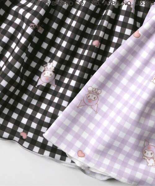サンリオ　sanrio クロミ　水着　ギンガムチェック　夢展望　ロリータ マイメロ クロミ ギンガムリボンセパレート水着[品番