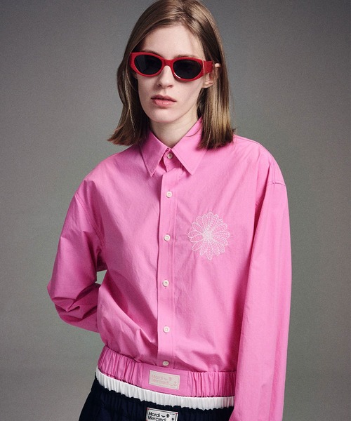 Mardi Mercredi（マルディメクルディ）の「COTTON SHIRT POPLIN / コットン シャツ ポプリン（シャツ/ブラウス・レディース・ピンク系その他・FREE）」の3枚目の写真