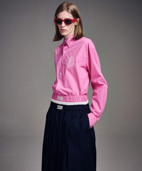 Mardi Mercredi（マルディメクルディ）の「COTTON SHIRT POPLIN / コットン シャツ ポプリン（シャツ/ブラウス・レディース・ピンク系その他・FREE）」の4枚目の写真