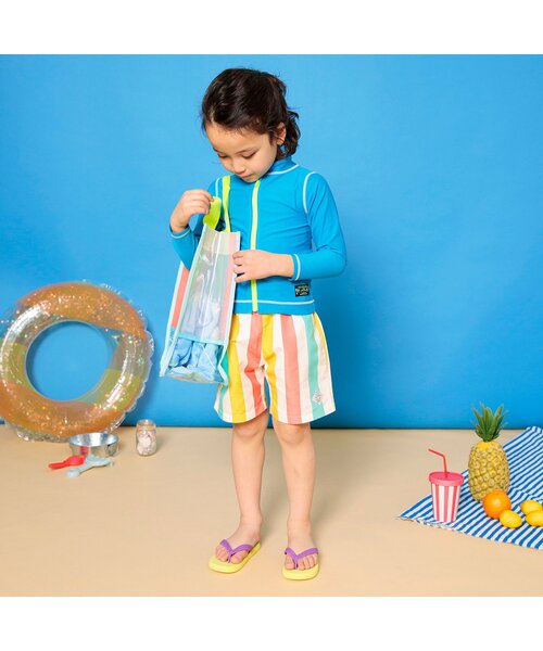 BREEZE（ブリーズ）の「わくわくビーチBAG（スイムグッズ・キッズ・ブラック/アイボリー/ラベンダー/ミント・FREE）」の16枚目の写真