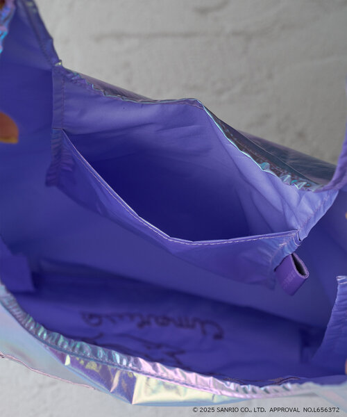 BIRTHDAY BAR（バースデイバー）の「【Sanrio characters】オーロラエコバッグ（トートバッグ・レディース・ホワイト/ピンク/ミント/ブルー系その他/パープル・0）」の16枚目の写真