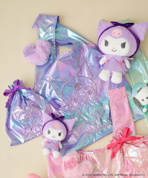 BIRTHDAY BAR（バースデイバー）の「【Sanrio characters】オーロラエコバッグ（トートバッグ・レディース・ホワイト/ピンク/ミント/ブルー系その他/パープル・0）」の18枚目の写真