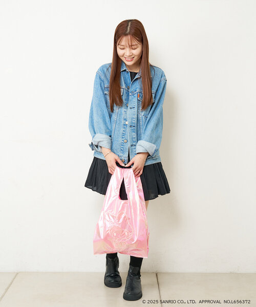 BIRTHDAY BAR（バースデイバー）の「【Sanrio characters】オーロラエコバッグ（トートバッグ・レディース・ホワイト/ピンク/ミント/ブルー系その他/パープル・0）」の20枚目の写真