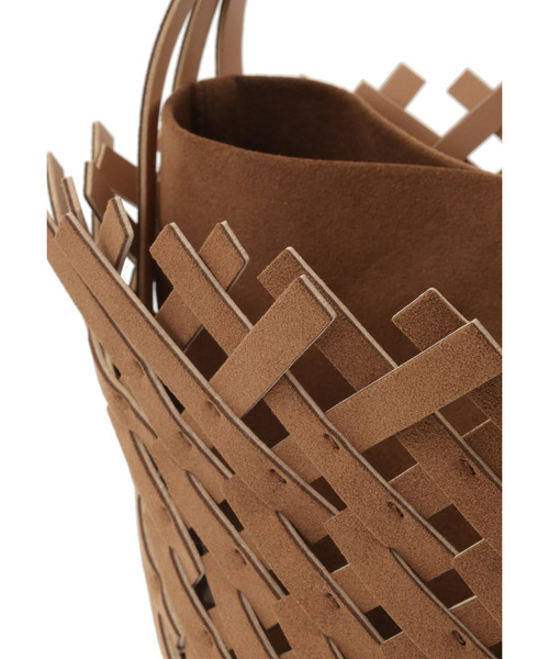 MARY AL TERNA（メアリオルターナ）の「＜MARY AL TERNA (メアリ オル ターナ)＞"KAGO”バスケットバッグ（ショルダーバッグ・レディース・ブラウン系その他5・FREE）」の9枚目の写真