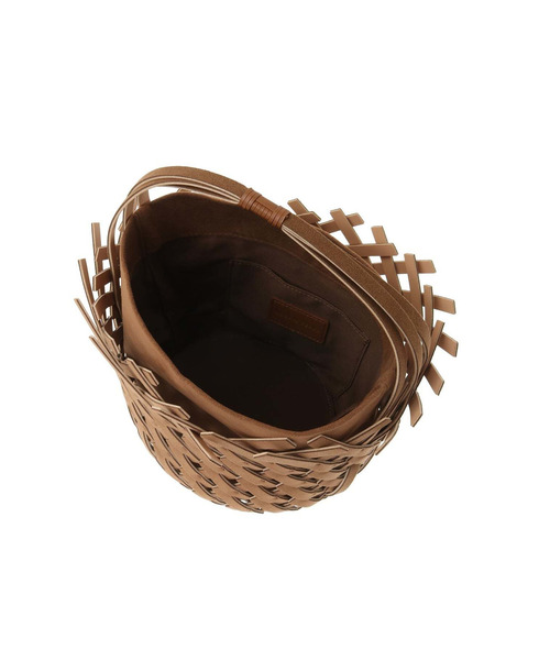 MARY AL TERNA（メアリオルターナ）の「＜MARY AL TERNA (メアリ オル ターナ)＞"KAGO”バスケットバッグ（ショルダーバッグ・レディース・ブラウン系その他5・FREE）」の12枚目の写真