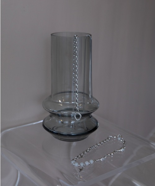 VACANCY(ヴァカンシー)の「シャイニー&アクリルストーン2連チェーンネックレス/モード/チョーカー(ネックレス・レディース・シルバー・FREE)」の12枚目の写真