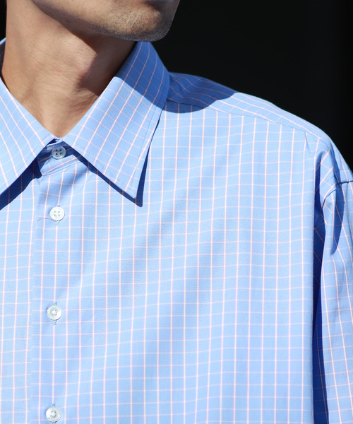 WISM(ウィズム)の「NAMELESSNESS / ネームレスネス Classic Shirt(シャツ/ブラウス・メンズ・ホワイト/ブルー系その他・2/3)」の9枚目の写真