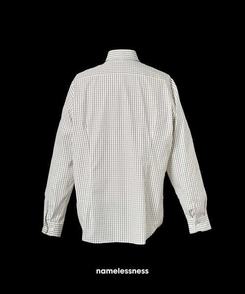 WISM(ウィズム)の「NAMELESSNESS / ネームレスネス Classic Shirt(シャツ/ブラウス・メンズ・ホワイト/ブルー系その他・2/3)」の17枚目の写真