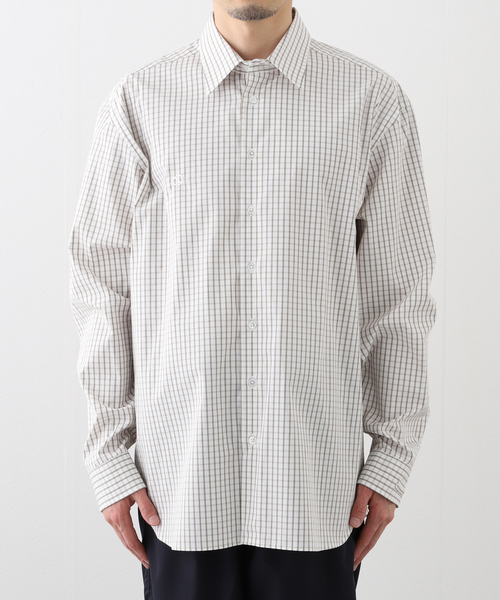 WISM(ウィズム)の「NAMELESSNESS / ネームレスネス Classic Shirt(シャツ/ブラウス・メンズ・ホワイト/ブルー系その他・2/3)」の22枚目の写真