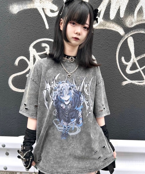 TRAVIS TOKYO トラバストーキョー フード付き半袖Tシャツ TRAVIS TOKYO トラバストーキョー フード付き半袖Tシャツ ACRO