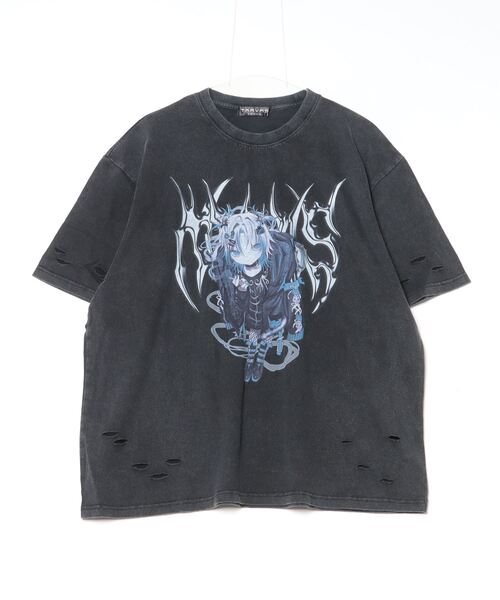 TRAVAS TOKYO/トラバス トーキョー』イラストプリント加工T