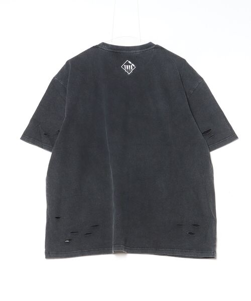 TRAVAS TOKYO/トラバス トーキョー』イラストプリント加工Tシャツ（T