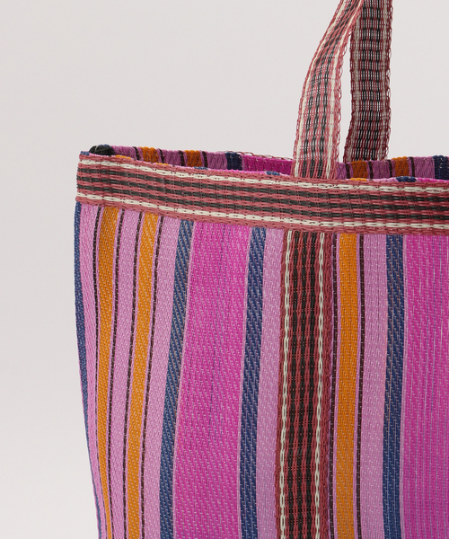 B.C STOCK（ベーセーストック）の「マーケットトートバッグ（ショルダーバッグ・レディース・ピンク/ホワイト/ブルー系その他・FREE）」の11枚目の写真