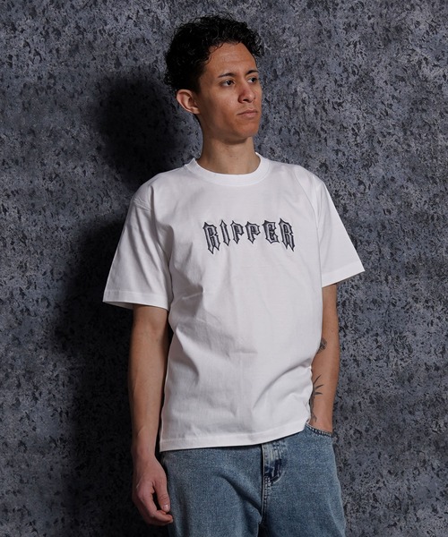 Tシャツ・カットソー EMBROIDERY T-SHIRT Z MARK EMBROIDERY TEE / WHITE | ZETA DIVISION STORE