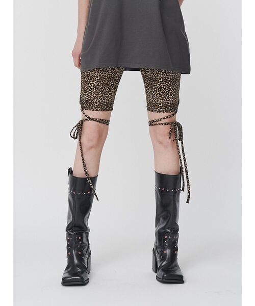 jouetie（ジュエティ）の「レースアップバイカーパンツ（その他パンツ・レディース・ブラウン/ブラック/レッド/オフホワイト/その他2・MEDIUM）」の3枚目の写真