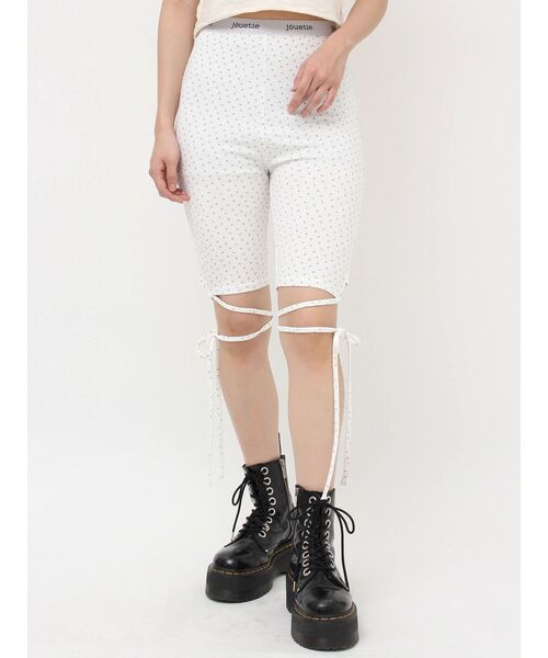 jouetie（ジュエティ）の「レースアップバイカーパンツ（その他パンツ・レディース・ブラウン/ブラック/レッド/オフホワイト/その他2・MEDIUM）」の7枚目の写真