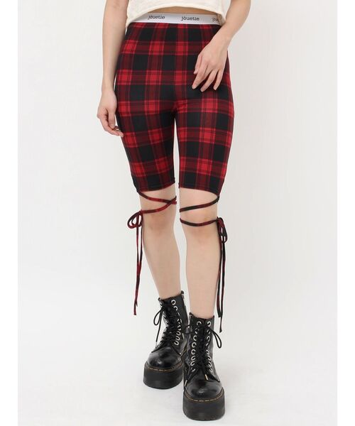 jouetie（ジュエティ）の「レースアップバイカーパンツ（その他パンツ・レディース・ブラウン/ブラック/レッド/オフホワイト/その他2・MEDIUM）」の9枚目の写真