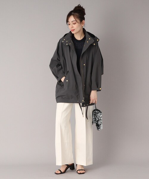 DRESSTERIOR(ドレステリア)の「◆WOOLRICH(ウールリッチ)マットストレッチ ANORAK フードコート(その他アウター・レディース・チャコールグレー・00)」の15枚目の写真