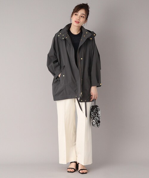 DRESSTERIOR(ドレステリア)の「◆WOOLRICH(ウールリッチ)マットストレッチ ANORAK フードコート(その他アウター・レディース・チャコールグレー・00)」の16枚目の写真