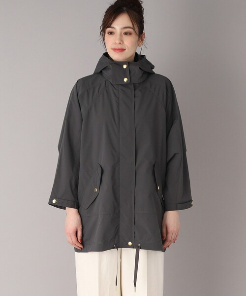 DRESSTERIOR(ドレステリア)の「◆WOOLRICH(ウールリッチ)マットストレッチ ANORAK フードコート(その他アウター・レディース・チャコールグレー・00)」の18枚目の写真