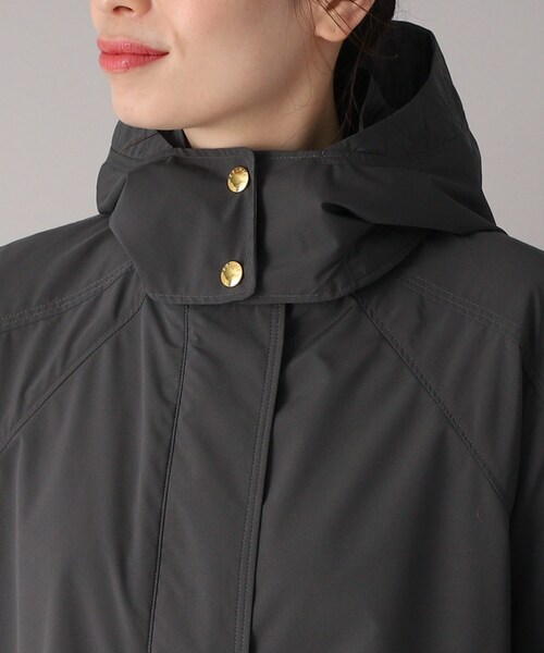DRESSTERIOR(ドレステリア)の「◆WOOLRICH(ウールリッチ)マットストレッチ ANORAK フードコート(その他アウター・レディース・チャコールグレー・00)」の9枚目の写真