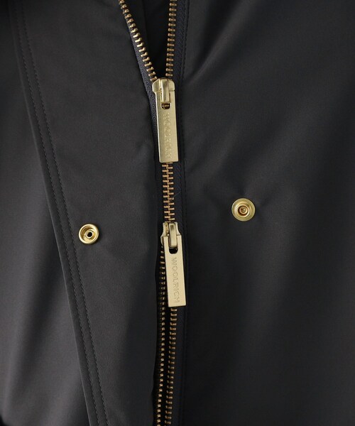DRESSTERIOR(ドレステリア)の「◆WOOLRICH(ウールリッチ)マットストレッチ ANORAK フードコート(その他アウター・レディース・チャコールグレー・00)」の2枚目の写真