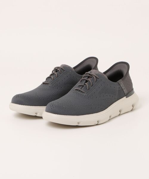 SKECHERS(スケッチャーズ)の「SKECHERS スケッチャーズ SLIP-INS スリップインズ GARZA-PALMA【軽量】メンズスニーカー(ガルザパルマ) 205303(スニーカー・メンズ・チャコールグレー・26.0cm/26.5cm/27.0cm/27.5cm/28.0cm/28.5cm/29.0cm/30.0cm/25.0cm/25.5cm)」の1枚目の写真