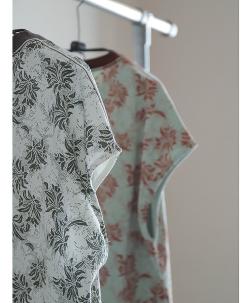 tシャツ ドットフラワーPT　フレンチTEE レディース ドットフラワーPT フレンチTEE | NOMBRE IMPAIR