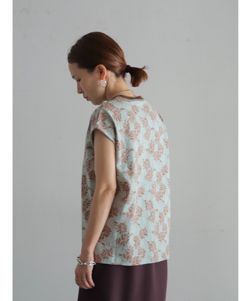 tシャツ ドットフラワーPT　フレンチTEE レディース 予約】ドットフラワーPT フレンチTEE | NOMBRE IMPAIR