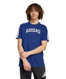 アディダス adidas エッセンシャルズ 3バー 半袖Tシャツ
