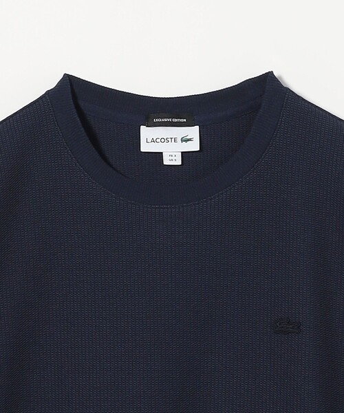 LACOSTE(ラコステ)の「<LACOSTE for BEAUTY&YOUTH>1トーン ショートスリーブ Tシャツ(Tシャツ/カットソー・メンズ・ネイビー/ダークグレー/ライトグレー/ホワイト/ライトピンク/ライトブルー/ライム/ライラック・L/M/S/XL)」の22枚目の写真
