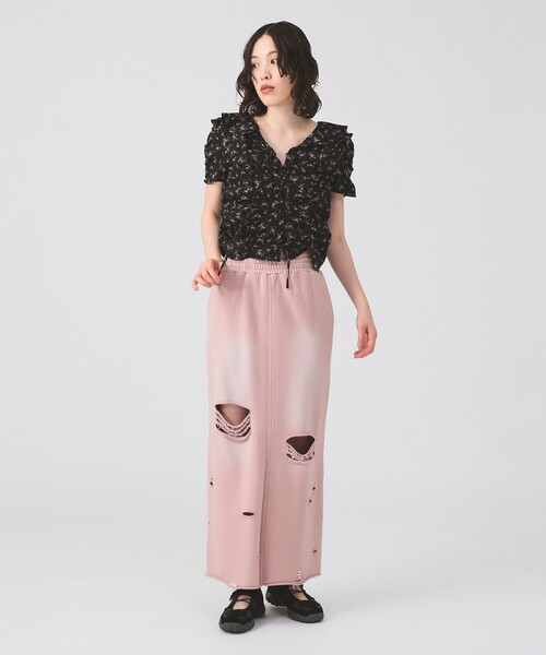 Ray BEAMS（レイビームス）の「フラワー プリント シャーリング