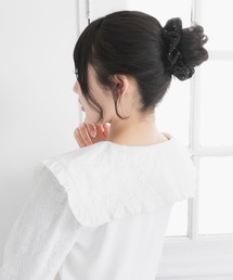 DearMyLoveRose | ラインストーンサテンシュシュ(その他ヘアアクセサリー)