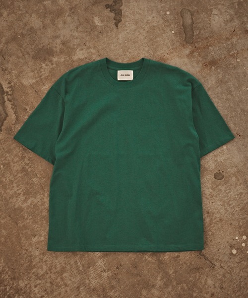 ALL RUNS(オールランズ)の「オーバーサイズ ベーシックトップス 半袖Tシャツ メンズ 夏物 夏服(Tシャツ/カットソー・メンズ・ダークグレー/ダークグリーン/ブラック/ホワイト・M/XL/L)」の20枚目の写真