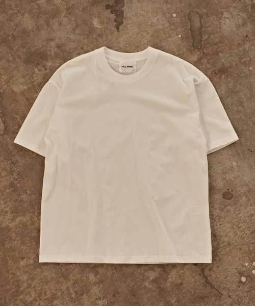 ALL RUNS(オールランズ)の「オーバーサイズ ベーシックトップス 半袖Tシャツ メンズ 夏物 夏服(Tシャツ/カットソー・メンズ・ダークグレー/ダークグリーン/ブラック/ホワイト・M/XL/L)」の8枚目の写真