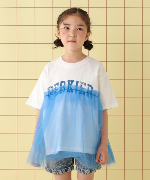 LEPSIM（レプシィム）の「【KIDS】ロゴチュールTSS　451662（Tシャツ/カットソー・キッズ・オフホワイト/チャコールグレー/ピンク・140/120/130）」の15枚目の写真